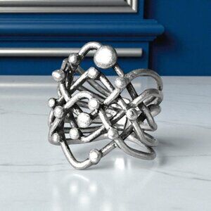 🆕️Turkish Handcrafted Adjustable Zamak Ring | Artisanal Design from Istanbul 💍